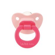 Wee Baby 835 18+ Ay Silikon Desenli Damaklı Emzik Pembe