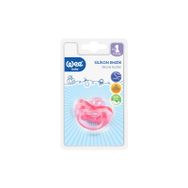 Wee Baby 871 0-6 Ay Silikon Mat Gövdeli Desenli Damla Uçlu Emzik