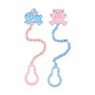 Wee Baby Ayı Tavsan Pembe Mavi Baby Figürlü Emzik Askısı