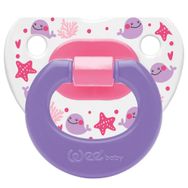 Wee Baby Desenli Damaklı No 1 Mor Emzik