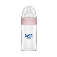 Wee Baby Geniş Ağızlı Isıya Dayanıklı 180 ml Pembe Cam Biberon