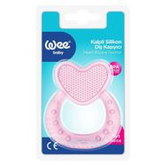 Wee Baby Kalpli Pembe Silikon Diş Kaşıyıcı