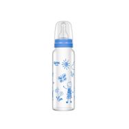 Wee Baby MW010772 Isıya Dayanıklı Mavi 240 ml Cam Biberon