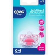 Wee Baby No:1 0-6 Ay Damaklı Desenli Emzik