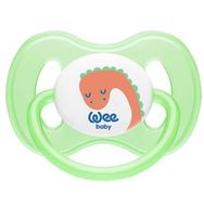 Wee Baby No:1 158 0-6 Ay Damaklı Silikon Kelebek Yeşil Emzik