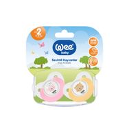 Wee Baby No:2 Pembe Sevimli Hayvanlar 2'li Emzik