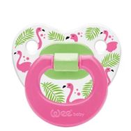Wee Baby Pembe Desenli Damaklı Emzik