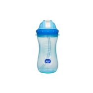 Wee Baby Renkli Pipetli 340 ml Mavi Bardak