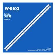 Weko WKSET-6052 36863X2 CRH-K32K6003030T02066CJ-REV1.5 W LB800 DX 2 Adet TV Led Bar