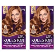 Wella 8-74 Gizemli Kahve x2 Kit Saç Boyası