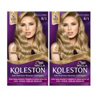 Wella 8/1 Açık Küllü Kumral 2 Adet Koleston Kit Saç Boyası