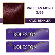 Wella Koleston 3/66 Patlıcan Moru 2 Adet Single Tüp Saç Boyası