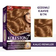 Wella Koleston Supreme 8.74 Gizemli Kahve Kit Saç Boyası