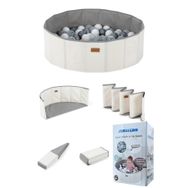 WellGro 90 Toplu Katlanır Ekru Top Havuzu
