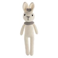 WellGro Cuddly Amigurumi Ekru Tavşancık Oyuncak