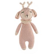 WellGro Cuddly Amigurumi Pudra Geyik Oyuncak