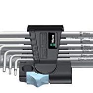 Wera 05073544001 3950/9 Hex-Plus 9 Parça Paslanmaz L-Anahtar Seti