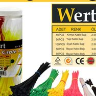 Wert W2430 300 Parça Kablo Bağı Seti