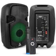 Westa WAP-8053E 20 cm 100W Anfi El Mikrofonlu Ledli Hoparlör