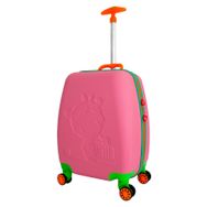 Wexta WX-412 Şapkalı Kız Pembe Kız Çocuk Valizi