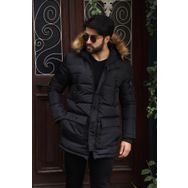 Weyeze AB-K50082 Çıkarılabilir Kürklü Şişme Erkek Mont
