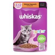 Whiskas 10x85 gr Kümes Hayvanlı Yavru Kediler İçin Yaş Maması