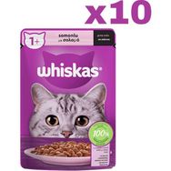 Whiskas 10x85 gr Somonlu Kedi Yaş Maması
