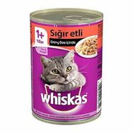 Whiskas 12x400 gr Gravy Soslu Sığır Etli Yetişkin Kedi Konservesi