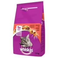 Whiskas 1400 gr Biftekli ve Havuçlu Yetişkin Kuru Kedi Maması