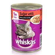 Whiskas 24x400 gr Biftekli Konserve Kedi Maması