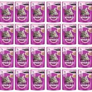 Whiskas 24x85 gr Balık Favorileri Somonlu ve Ton Balıklı Kedi Yaş Mama