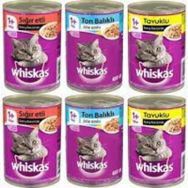Whiskas 3 Çeşit Karışık 6 x 400 gr Yetişkin Konserve Kedi Maması