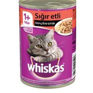 Whiskas 400 gr Sos İçinde Sığır Etli Kedi Konservesi