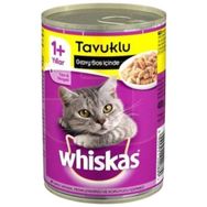Whiskas 400 gr Sos İçinde Tavuklu Yetişkin Kedi Konservesi