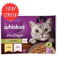 Whiskas 4x85 gr 13 Paket Somonlu ve Tavuklu Güveç Et Çeşitli Yaş Kedi Maması