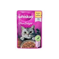 Whiskas 4x85 gr Pouch Pure Delight Jöle İçerisinde Tavuklu Yavru Kedi Konservesi