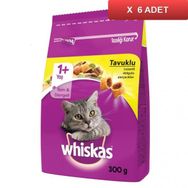 Whiskas 6x300 Gr Kuru Tavuklu Sebzeli Kedi Maması