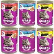 Whiskas 6x400 gr 2 Biftek+2 Tavuk+2 Ton Balık Kedi Maması