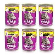 Whiskas 6X400 gr Tavuk Etli Konserve