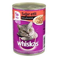 Whiskas Biftekli 12x400 gr Kedi Konservesi