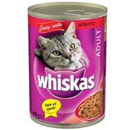 Whiskas Biftekli 6x400 gr Yaş Kedi Maması