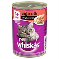 Whiskas Biftekli Konserve Yetişkin 400 gr Kedi Maması