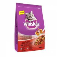 Whiskas Biftekli ve Sebzeli 4x300 gr Kuru Kedi Maması