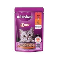 Whiskas Duo Kümes Hayvanlı ve Sığır Etli Pouch 85 gr Konserve Kedi Maması