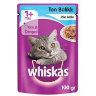 Whiskas Pouch Balıklı Jöle İçinde 100 gr Yaş Kedi Maması