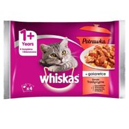 Whiskas Pouch Güveç Eti Çeşitli 4x85 gr Yetişkin Kedi Konservesi