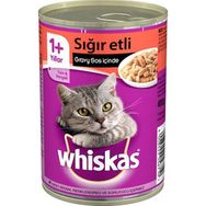 Whiskas Sığır Etli 4x400 gr Yaş Kedi Maması