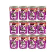 Whiskas Sığır Etli Konserve Yetişkin 12 x 400 gr Kedi Yaş Maması