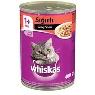 Whiskas Sığır Etli Konserve Yetişkin 6 x 400 gr Kedi Yaş Maması