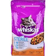 Whiskas Sterile Tavuklu 1,4 kg Kısırlaştırılmış Kedi Mamasi